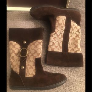 Coach Meyer Khaki boots
